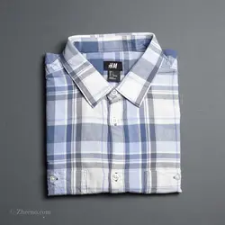 پیراهن نخی آستین کوتاه  H&M