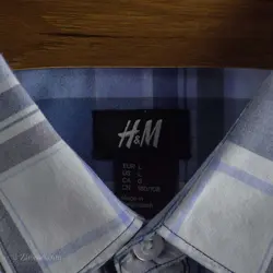 پیراهن نخی آستین کوتاه  H&M