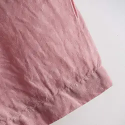 پیراهن کنف آستین کوتاه   Gu