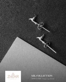 گوشواره نقره شیر آب