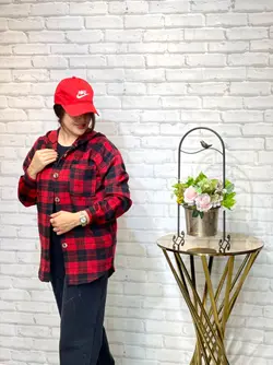 مانتو چهارخانه کلاهدار (1995)