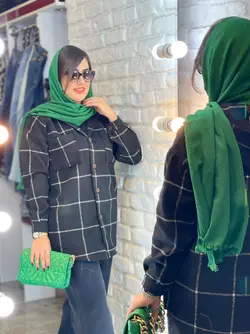 مانتو چهارخانه کلاهدار (1995)