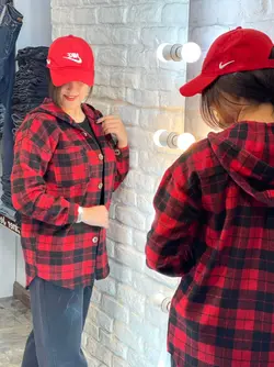 مانتو چهارخانه کلاهدار (1995)