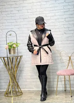 کاپشن اسپرت ترکیب با چرم (2104)