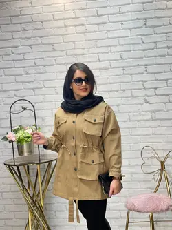 پالتو کتان آستردار (2161)