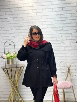 پالتو کتان آستردار (2161)