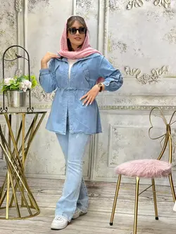 مانتو جین کاغذی عروسکی (2368)