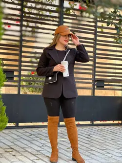 پالتو فوتر همراه کیف (2534)