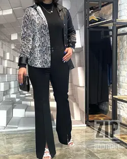 شلوار مازراتی دمپا جلو چاکدار (1275)