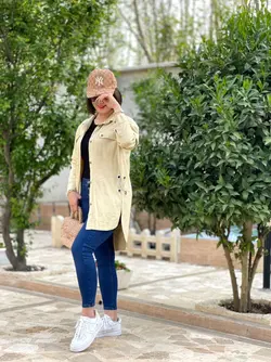 شومیز کرم بغل زنجیردار(1417)