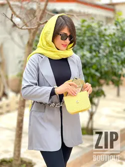 مانتو کتی دخترونه کمر زنجیردار(۱۳۳۰)