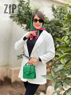 مانتو کتی دخترونه کمر زنجیردار(۱۳۳۰)