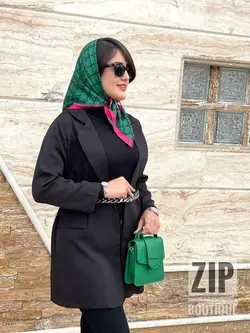 مانتو کتی دخترونه کمر زنجیردار(۱۳۳۰)