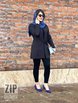 مانتو کتی یقه خورشیدی (1339)