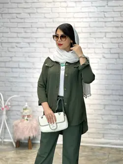 شومیز سبز اسپرت (1555)