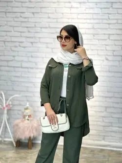 شومیز سبز اسپرت (1555)