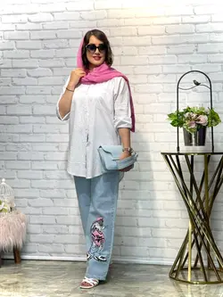 شومیز سفید  اسپرت‌ (1589)