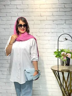 شومیز سفید  اسپرت‌ (1589)