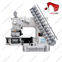 چرخ خیاطی کمرکش ۱۲ سوزنه جک مدل JK-8009VCDI