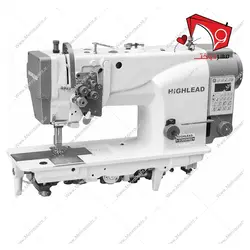 چرخ خیاطی راسته دوز دو سوزن دو ماکو استپ دار هایلید مدل GC20528-DZA