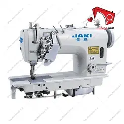 چرخ خیاطی دو سوزن دو ماکو استپدار جکی مدل JR8450
