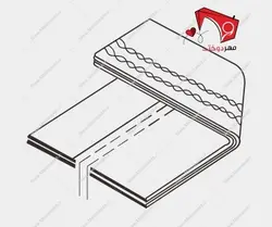 چرخ خیاطی سه سوزنه کابویی اتومات هانری مدل HR9588