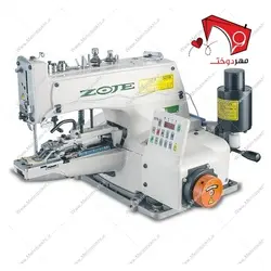 چرخ خیاطی دکمه زن زوجی مدل ZJ۱۳۷۷ نیمه اتومات