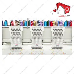 دستگاه گلدوزی و پولک دوزی صنعتی چند کله سین سیم