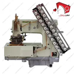 چرخ خیاطی کمرکش ۱۲ سوزنه ضخیم دوز موریلا مدل MR- 1412PRF