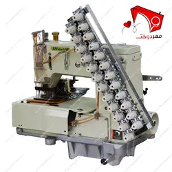 چرخ خیاطی کمرکش ۱۲ سوزنه ضخیم دوز موریلا مدل MR- 1412PRF