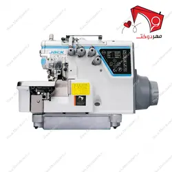 چرخ خیاطی سردوز چهار نخ کامپیوتری بکلش دار جک مدل C6 با مکش بادی