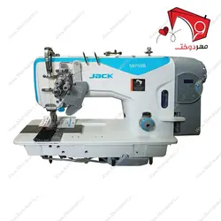 چرخ خیاطی دو سوزن دو ماکو استپ دار کمپلت درشت موتور سر خود جک مدل ۵۸۷۵۰B