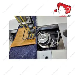 چرخ خیاطی دو سوزن دو ماکو استپ دار کمپلت درشت موتور سر خود جک مدل ۵۸۷۵۰B
