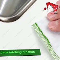 چرخ خیاطی سردوز پنج نخ کامپیوتری بکلش دار جک مدل C۶ با مکش بادی