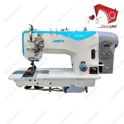 چرخ خیاطی دو سوزن دو ماکو کمپلت درشت موتور سر خود جک مدل ۵۸۷۲۰B