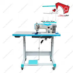 چرخ خیاطی دو سوزن دو ماکو کمپلت ریز موتور سر خود جک مدل ۵۸۴۲۰B