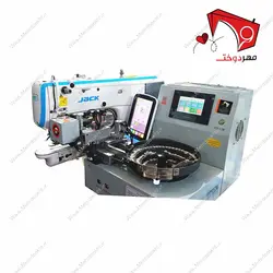 چرخ خیاطی ‌دکمه دوز ریلی فیدر دار جک مدل ۱۹۰۳GR فول اتومات