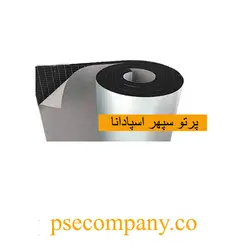 عایق رولی پشت چسبدار نخدار با روکش 230 میکرون گلف و فلکس