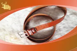 کمربند چرم گاومیش طبیعی