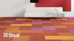 موکت تایلی اداری سیزال Colour Plank کد 95415