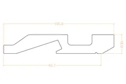 قرنیز 10 سانتی نور مخفی لایتینگ ایرانی