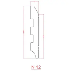 قرنیز 10 سانتی کرمی مات