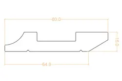 قرنیز کرمی 8 سانتی