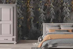 پوستر دیواری طرح برگ و پروانه کد 10011600