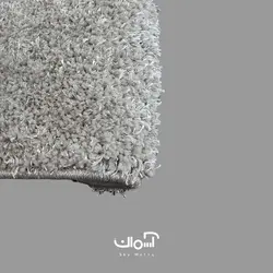 موکت ظریف مصور الگانس نقره ای کد 6742