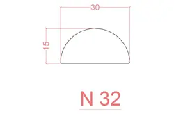 ابزار قاب بندی دیوار 3 سانتی سفید