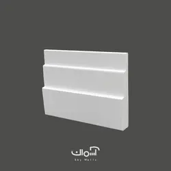 قرنیز 9 سانتی مدرن سفید مات