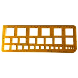 شابلون روترینگ مدل مربعی