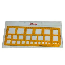 شابلون روترینگ مدل مربعی