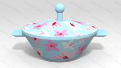 دانلود فایل سه بعدی قابلمه